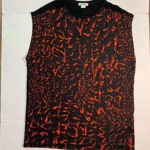 Helmut Lang Printed Sleeveless Tee